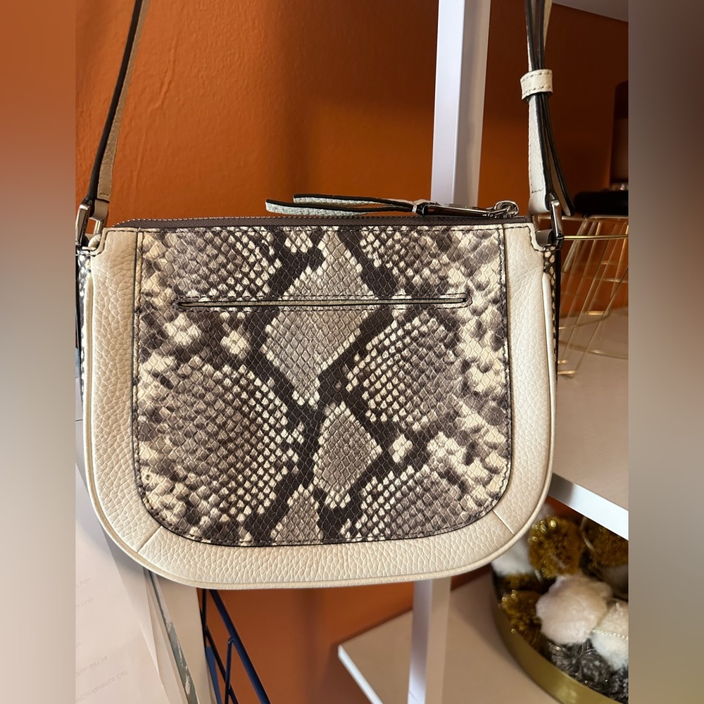 Micheal Kors Julia Medium Python Messenger Bag (N… - image 7